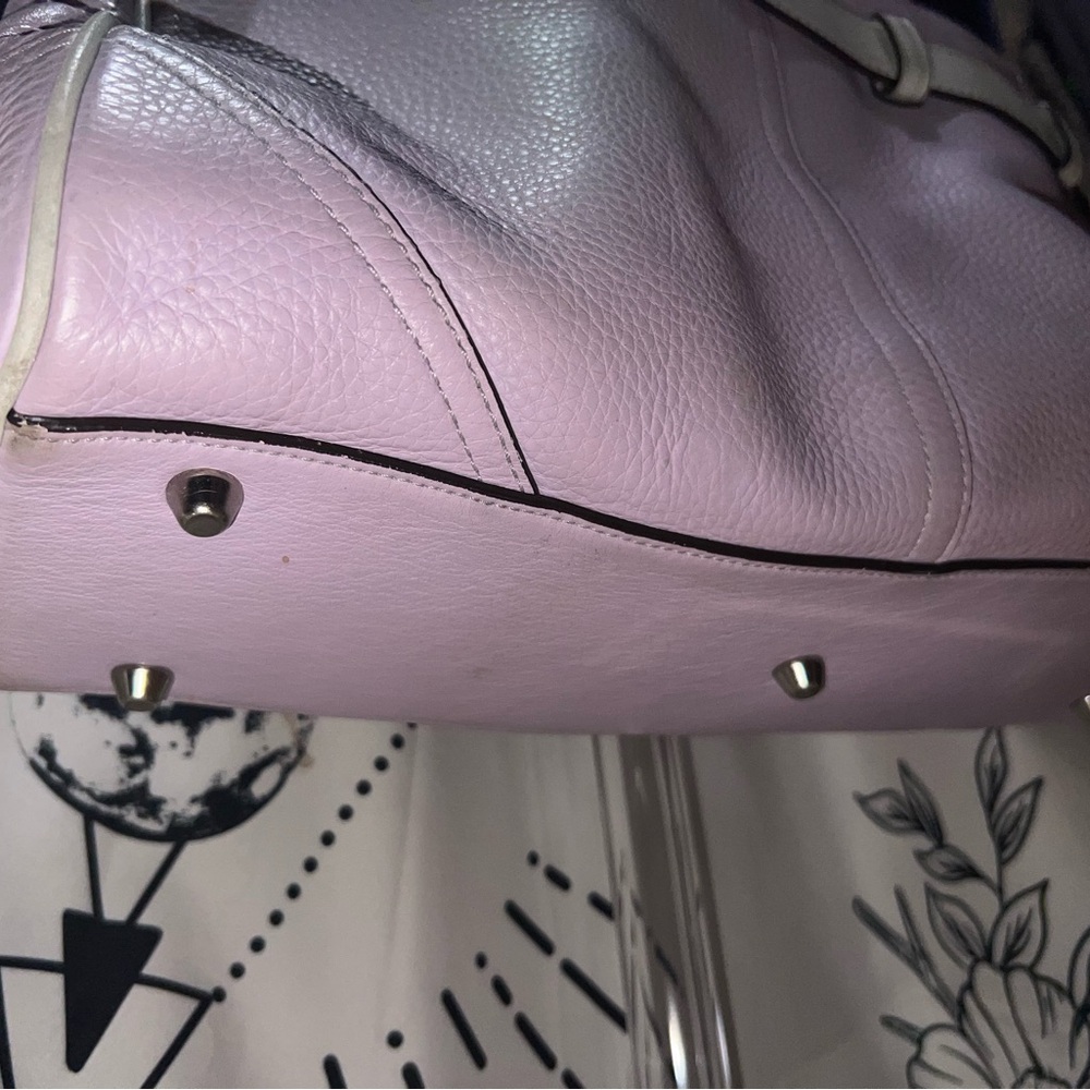 Coach Lavender Hampton Satchel Shoulder Bag - Picture 3 of 6